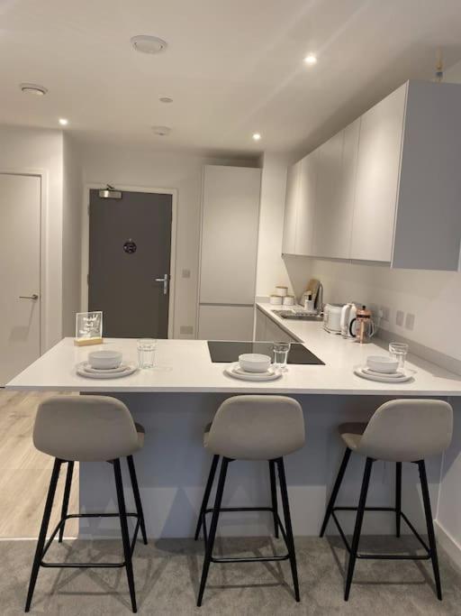 Central Manchester-1Br Apartment Free Parking-Cinema Room Exterior foto